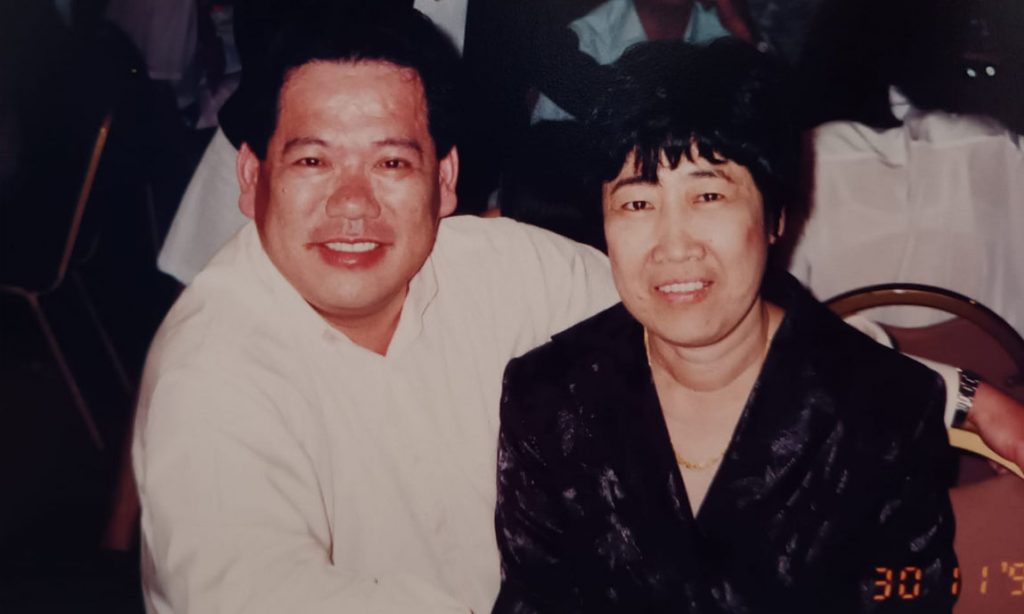 Mr & Mrs Lui in their younger days