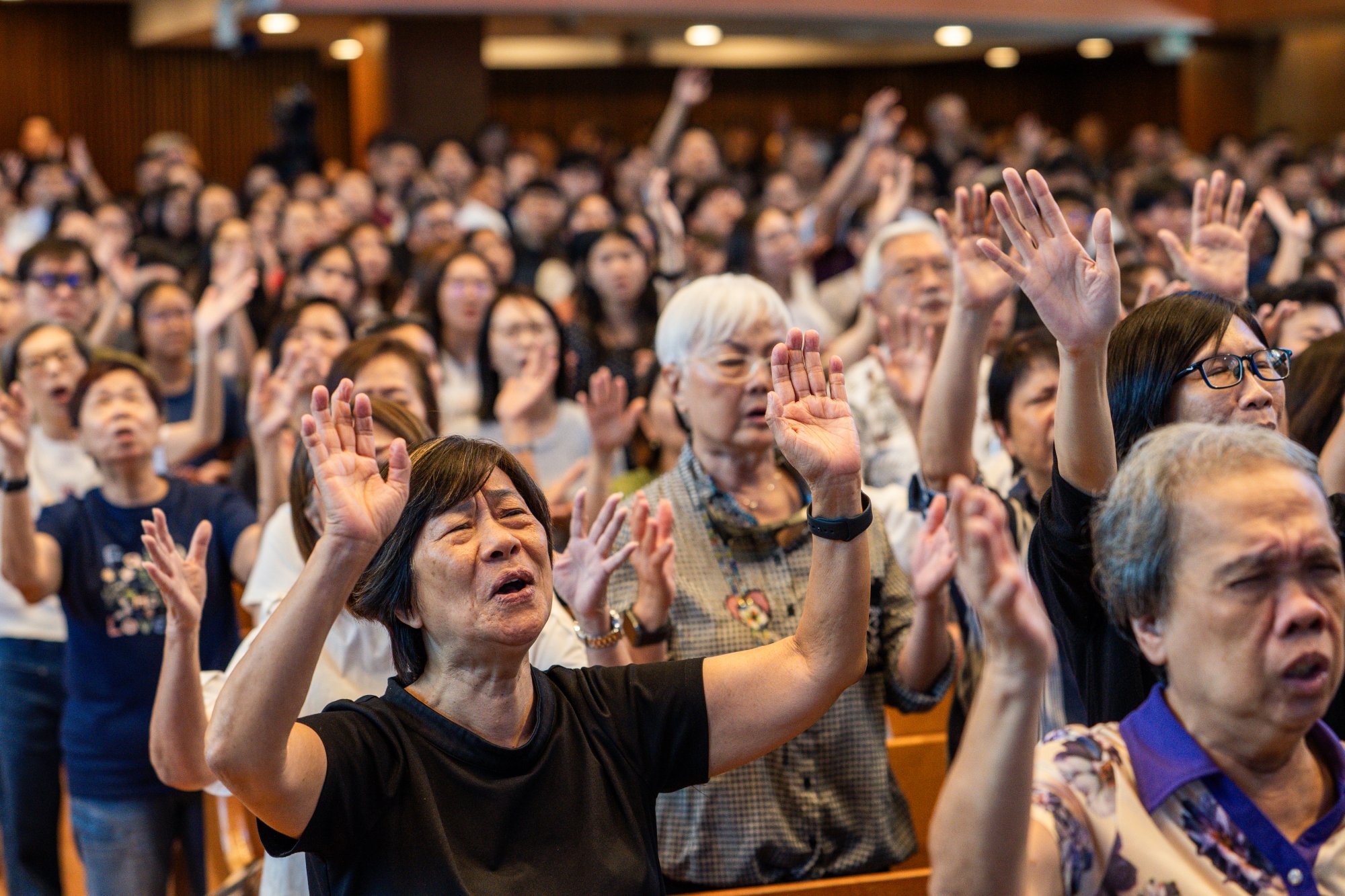 About 1,300 Methodists gathered at Paya Lebar Methodist Church for the TRAC Prayer Conference